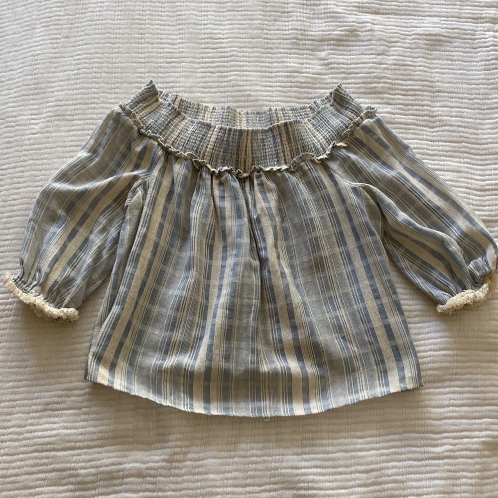 Lucky Brand Off Should Boho Top 🍀